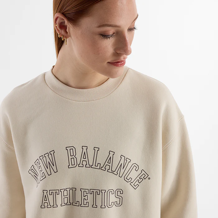 GRAPHIC FLEECE CREW סווטשירט - Image 3